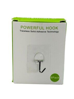 8 Pack Wall Hooks Heavy Duty Stainless Steel